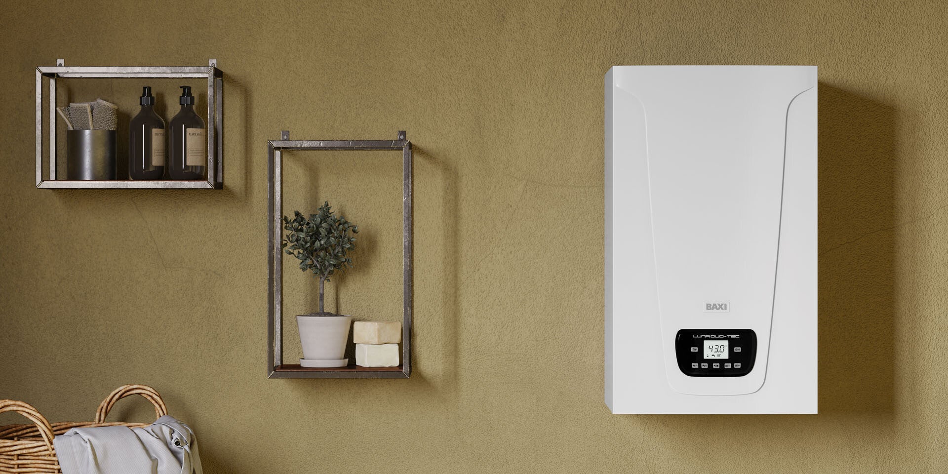 Caldaia murale installata in casa