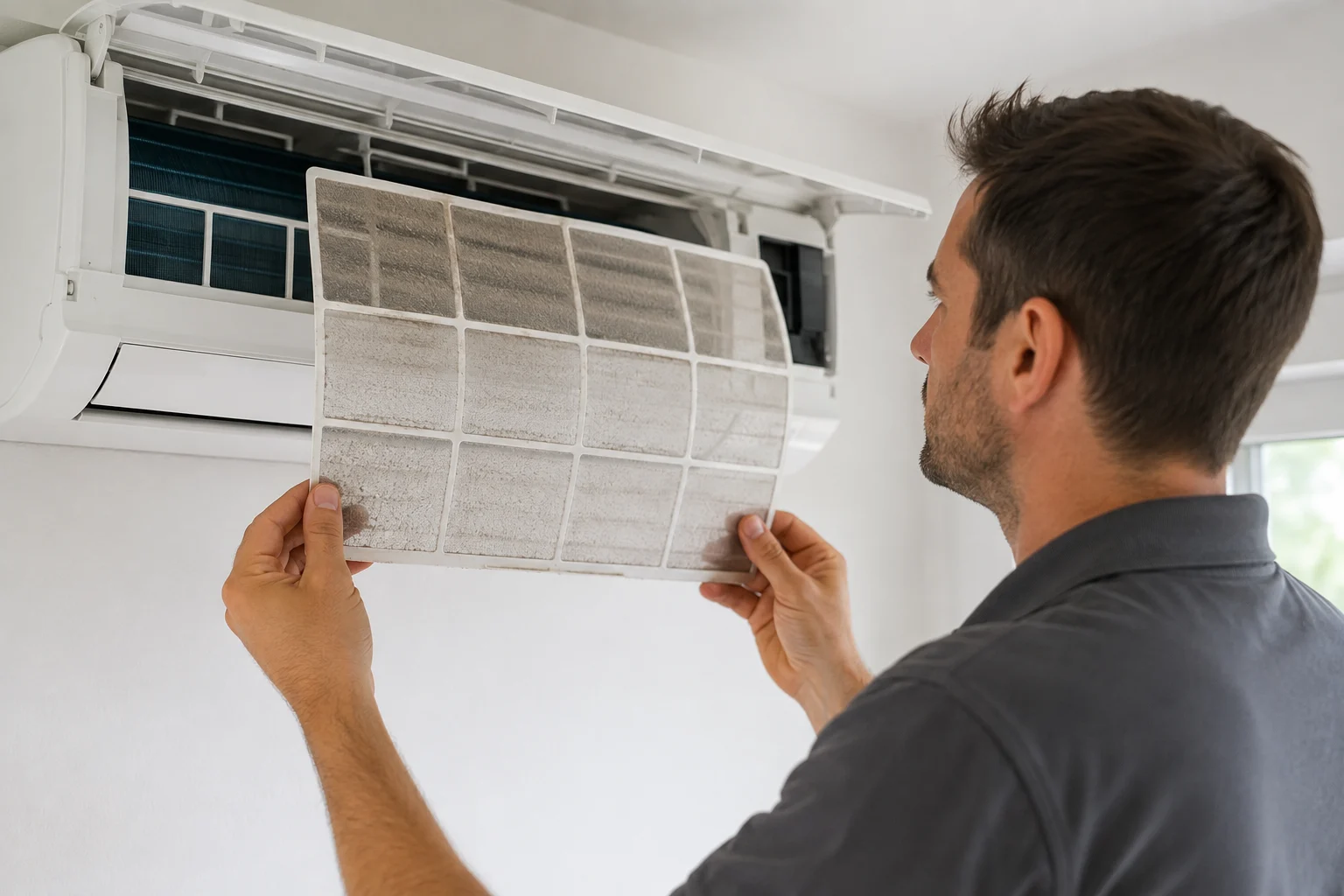 Controllo del filtro di un climatizzatore